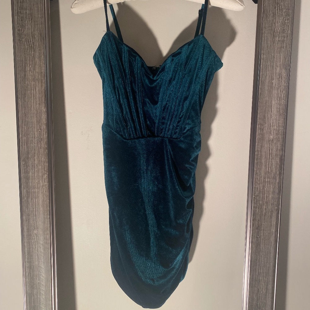 Windsor Mini Velvet Dress with tag